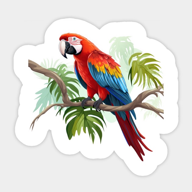 Macaw Lover Sticker by zooleisurelife